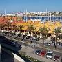 Playa de la Rocha: une allée d'autos, une allée de palmiers une allée de maisons et des allées de bateaux!